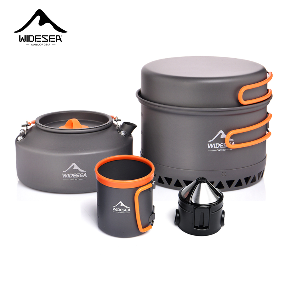 Camping Cooking Pot - Camping Tableware Outdoor Cookware Set Pots