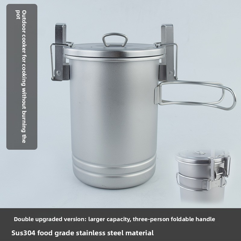 Camping Cooking - Multi Functional Camping Rice Cook Pot