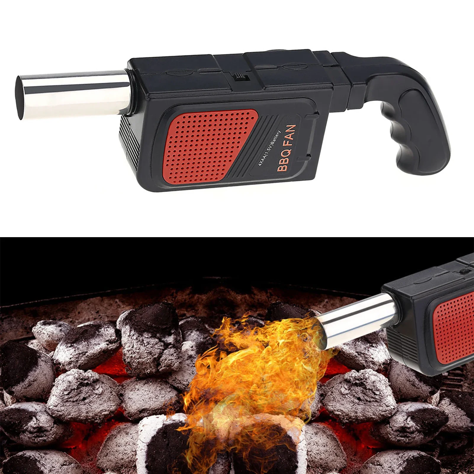 Camping Cooking Gadgets - Portable Handheld Electric BBQ Fan Air