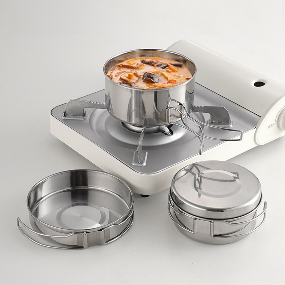 1Set Stainless Steel Camping C - огляд і ціна Camping Cooking Lightweight