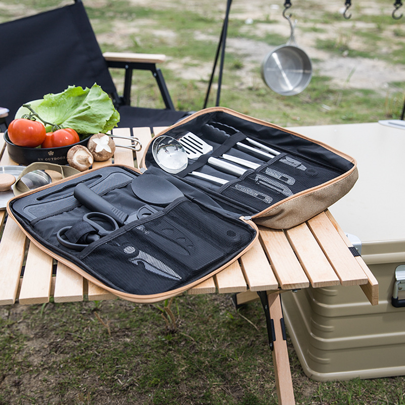 8pcs Camping Kitchen Cookware  - огляд і ціна Camping Cooking And Eating
