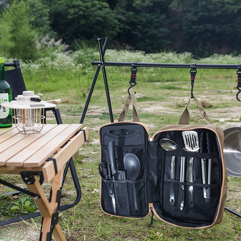 8pcs Camping Kitchen Cookware  - огляд і ціна Camping Cooking And Eating