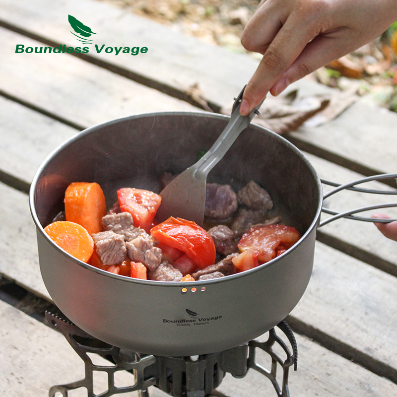 Boundless Voyage Titanium Stea - огляд і ціна Camping Cooking Rice