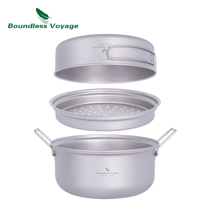 Boundless Voyage Titanium Stea - огляд і ціна Camping Cooking Rice
