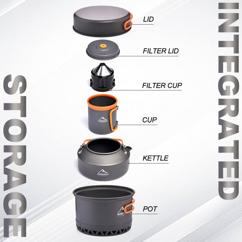 Camping Tableware Outdoor Cook - огляд і ціна Camping Cooking Pot