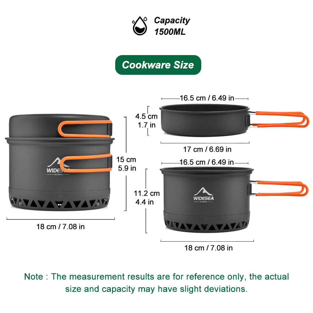Camping Tableware Outdoor Cook - огляд і ціна Camping Cooking Pot