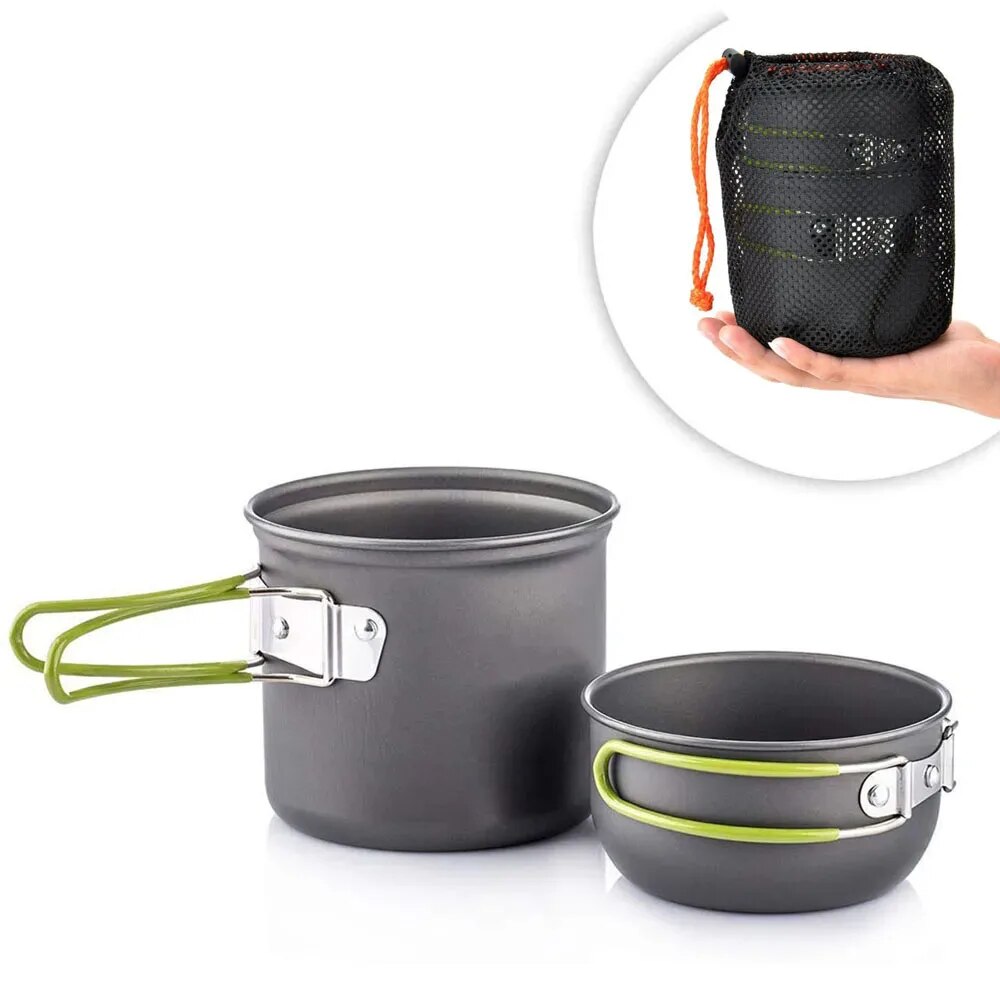 Camping Cookware Mess Kit Ultr - огляд і ціна Camping Cooking Rice