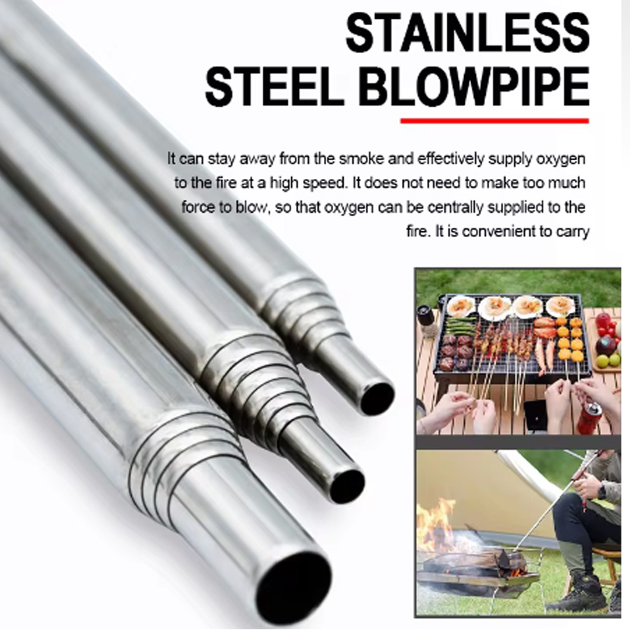 Stainless Steel Blowpipe Pocke - огляд і ціна Camping Cooking Gadgets