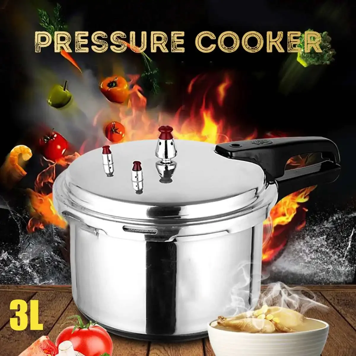 18/20/22/28cm Kitchen Pressure - огляд і ціна Camping Cooking Rice