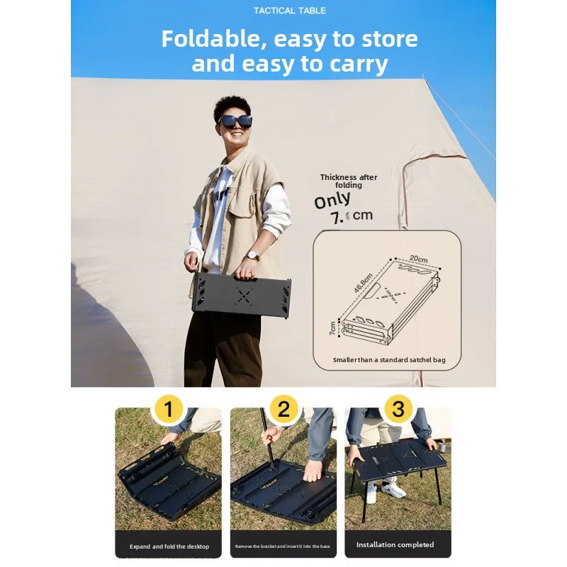 Aluminum alloy folding table,  - огляд і ціна Camping Cooking Table Foldable