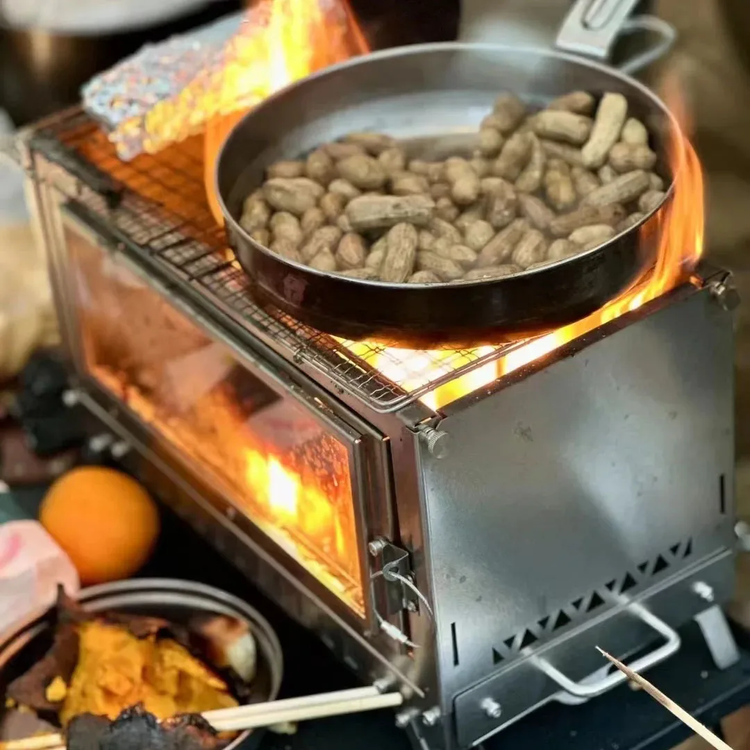 Firewood Stove Tent Stove Fold - огляд і ціна Camping Cooking Grate
