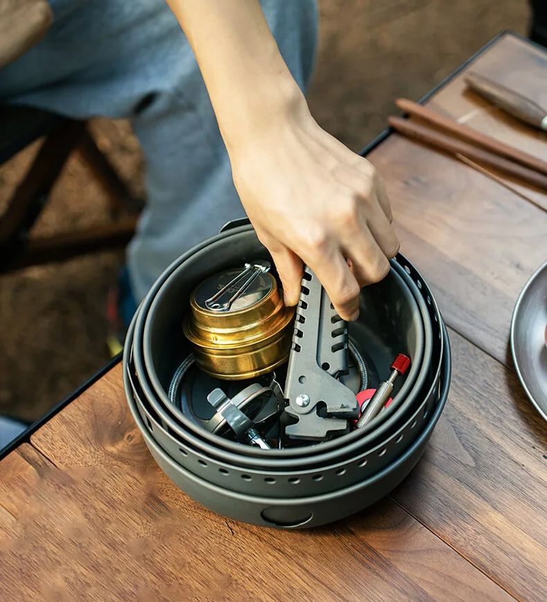 Camping Gas Stove Alcohol Stov - огляд і ціна Camping Cooking Rice