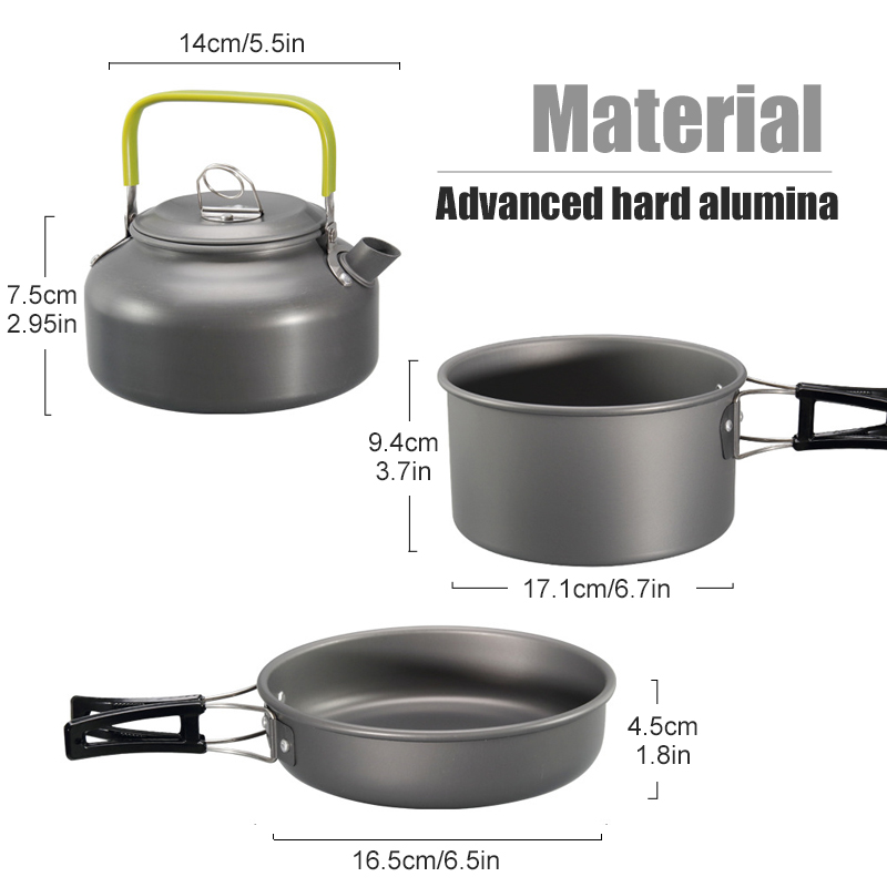 WESTTUNE Camping Cookware Kit  - огляд і ціна Camping Cooking Rice