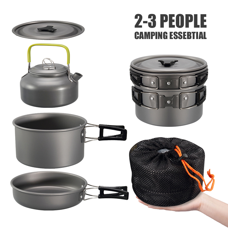 WESTTUNE Camping Cookware Kit  - огляд і ціна Camping Cooking Rice