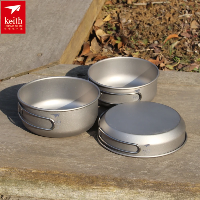 Keith 3PCS Titanium Cookware P - огляд і ціна Camping Cooking And Eating