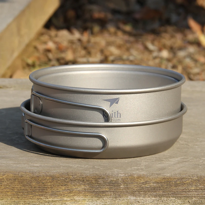 Keith 3PCS Titanium Cookware P - огляд і ціна Camping Cooking And Eating