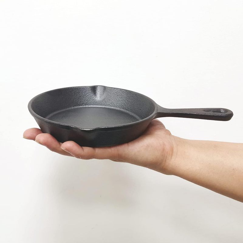 6 Inch Cast Iron Skillet, Fryi - огляд і ціна Skillet Cast Iron Camp
