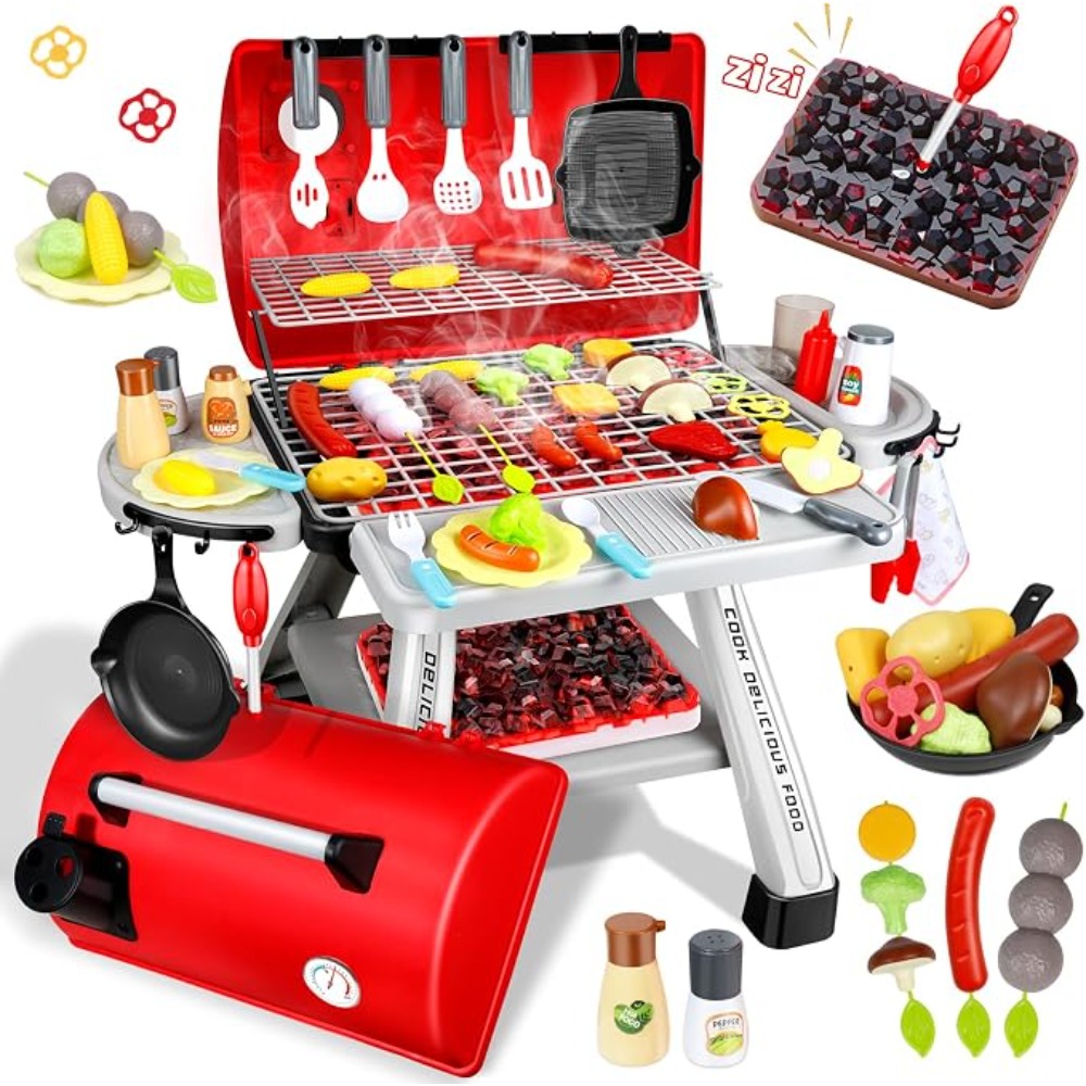 Barbecue Grill Toy Set Kids BB - огляд і ціна Camping Cooking Gifts