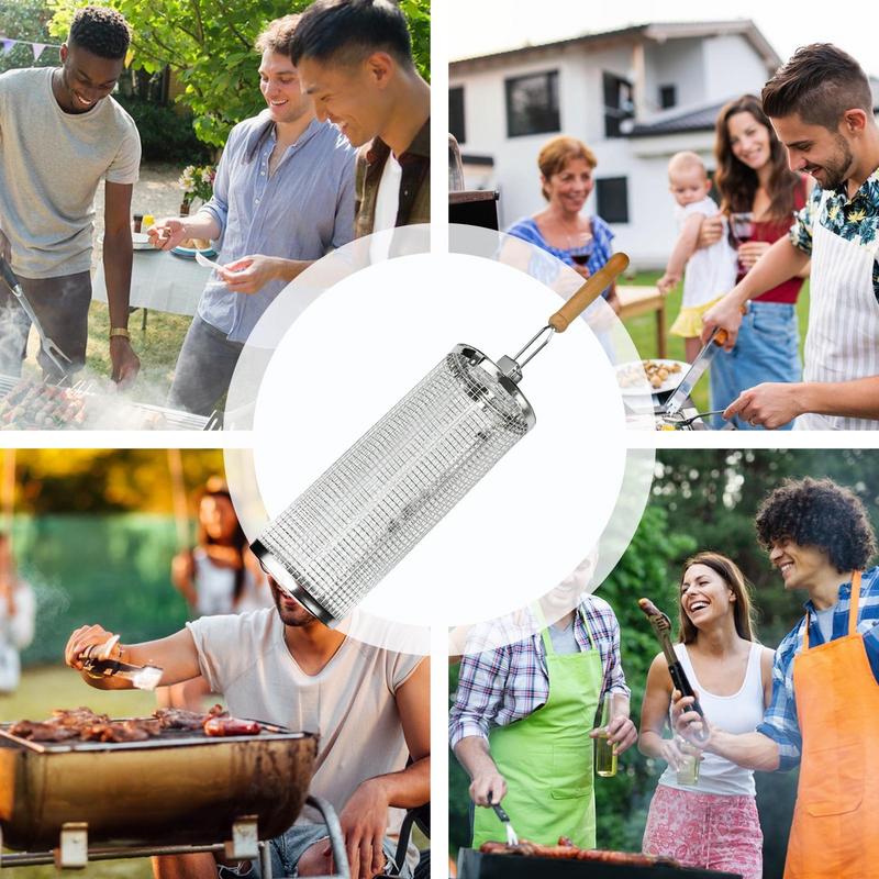 1pc Stainless Steel Rotating B - огляд і ціна Camping Cooking Gifts