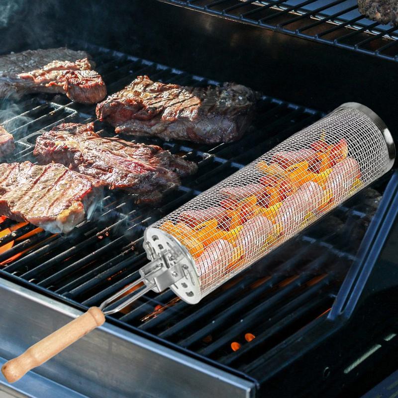 1pc Stainless Steel Rotating B - огляд і ціна Camping Cooking Gifts