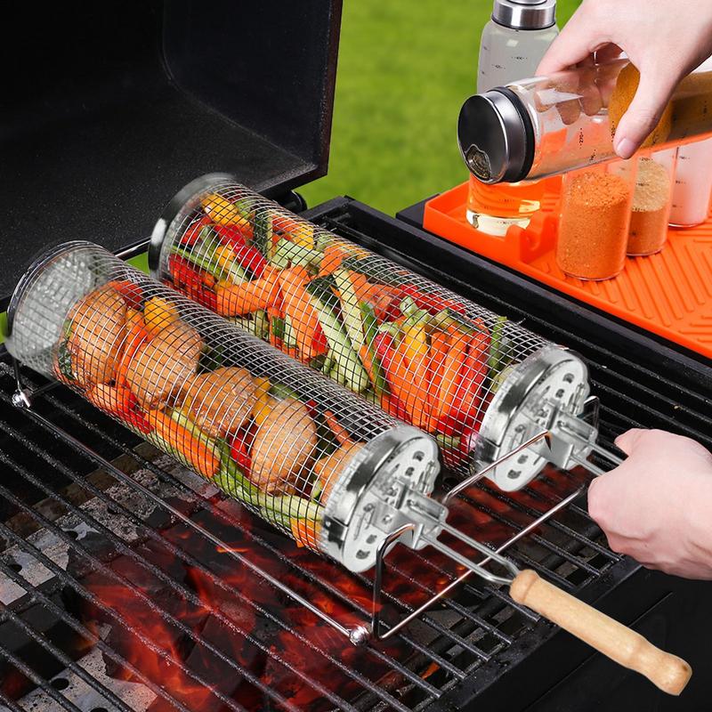 1pc Stainless Steel Rotating B - огляд і ціна Camping Cooking Gifts