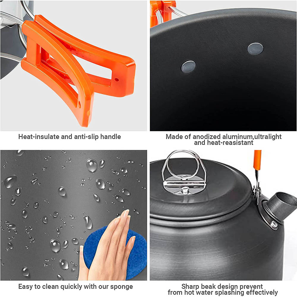 1pcs/1set Camping Cookware Kit - огляд і ціна Camping Cooking Rice