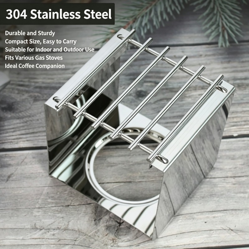 Stainless Steel Square Coffee  - огляд і ціна Camping Cooking Can