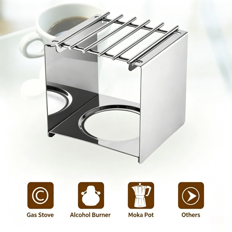 Stainless Steel Square Coffee  - огляд і ціна Camping Cooking Can