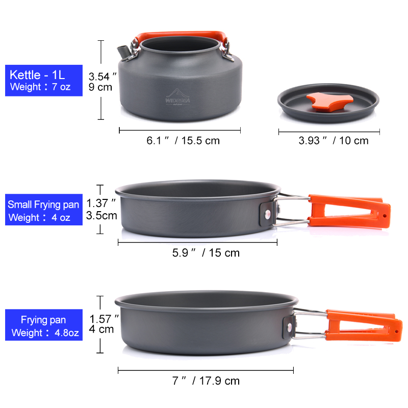 Widesea Camping Outdoor Cookwa - огляд і ціна Camping Cooking Rice