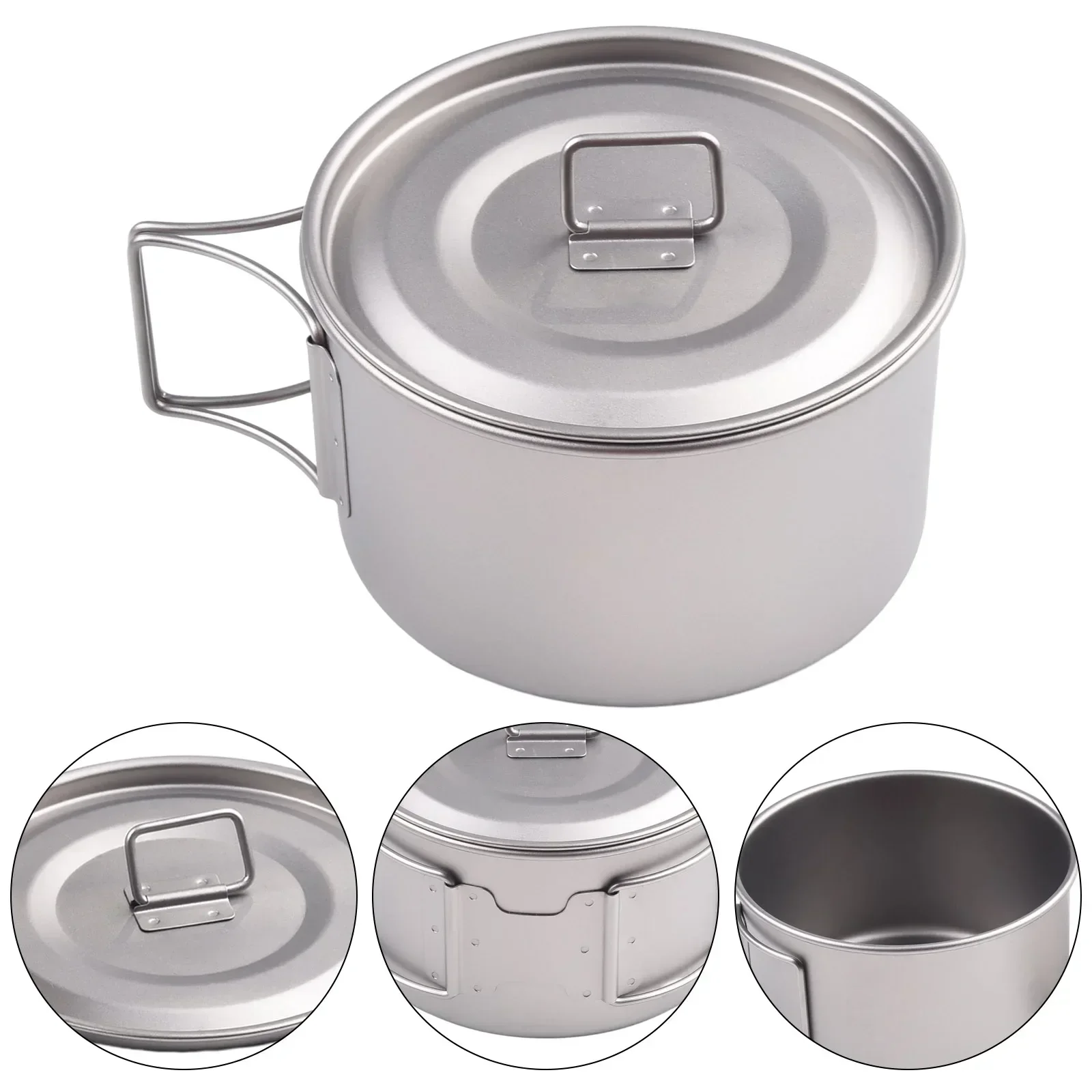 Titanium Bowl With Folding Han - огляд і ціна Camping Cooking Cover