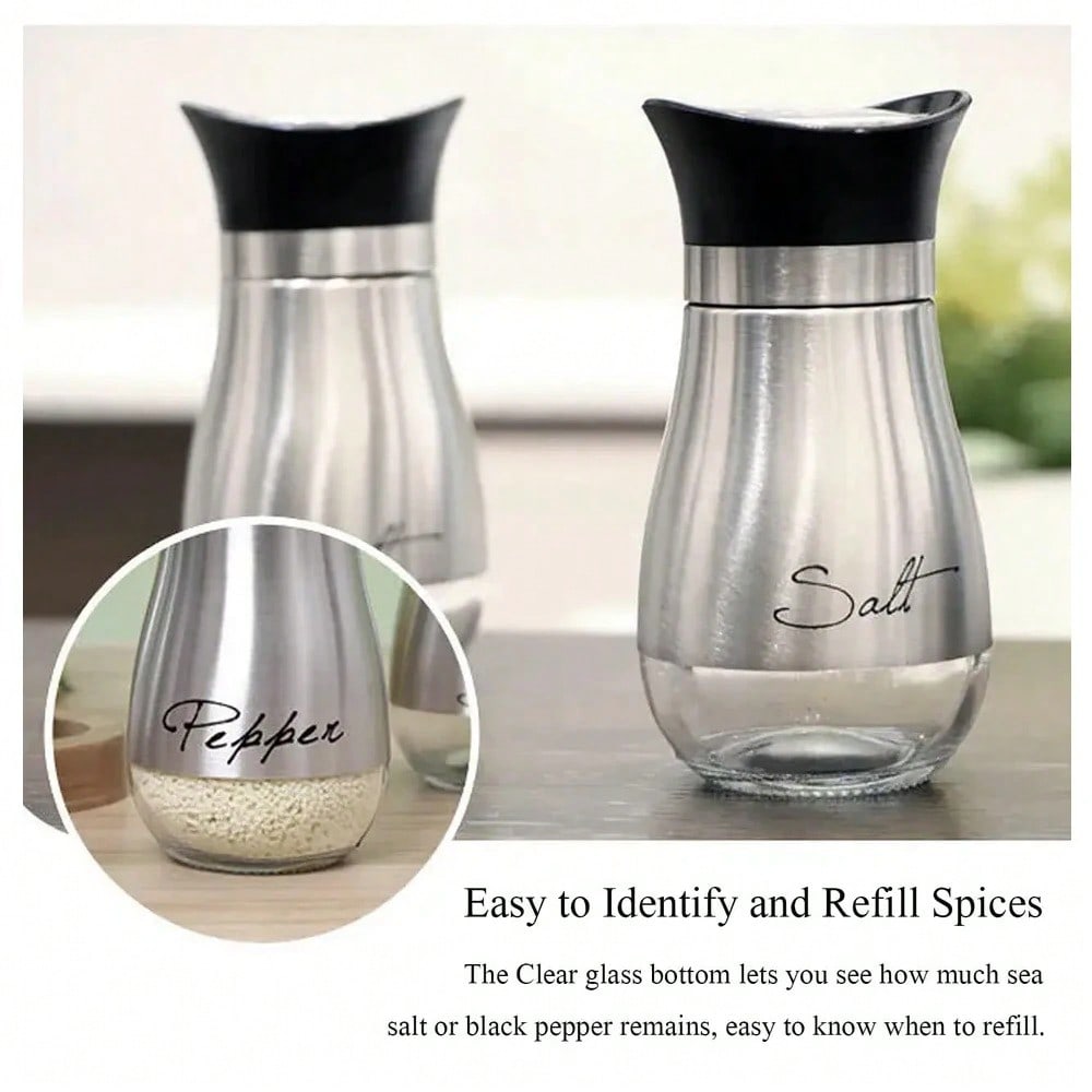 1 Salt/Pepper Shaker 4 Oz Glas - огляд і ціна Camping Cooking Gifts