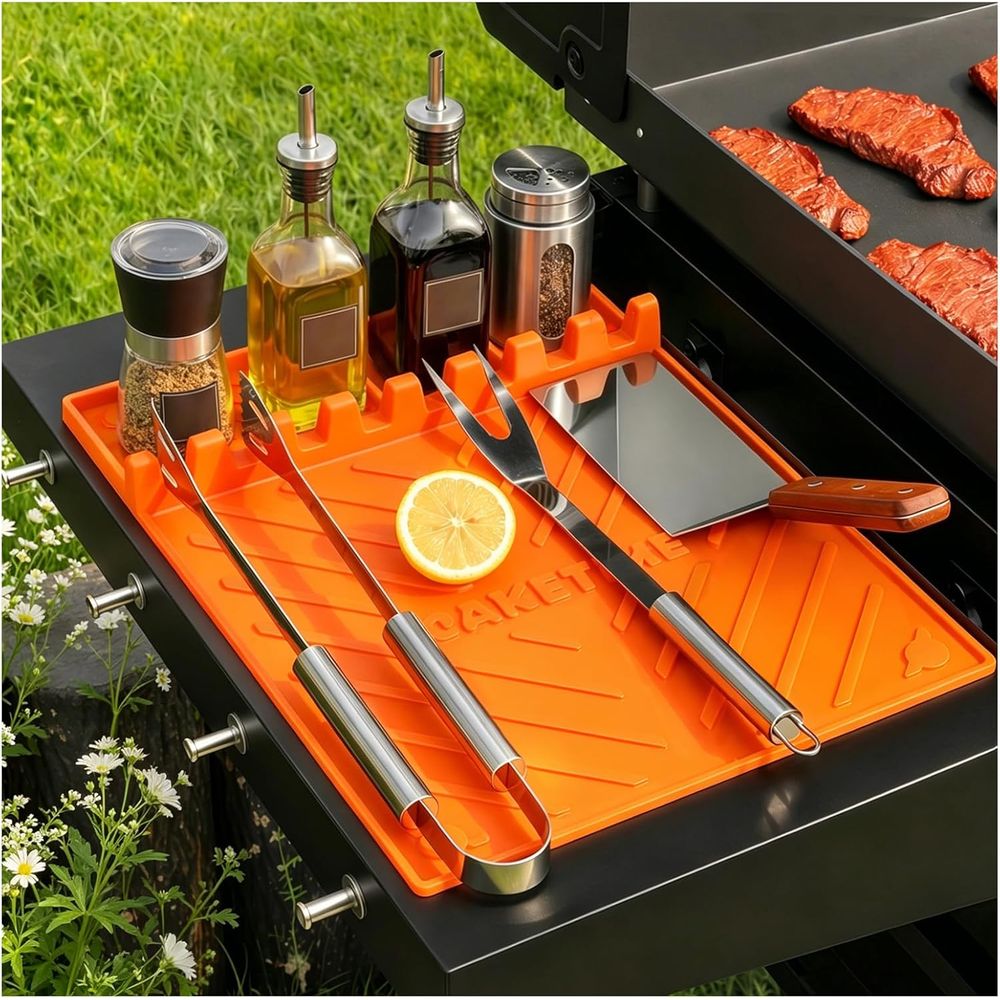 Silicone Grill Mats or Griddle - огляд і ціна Camping Cooking