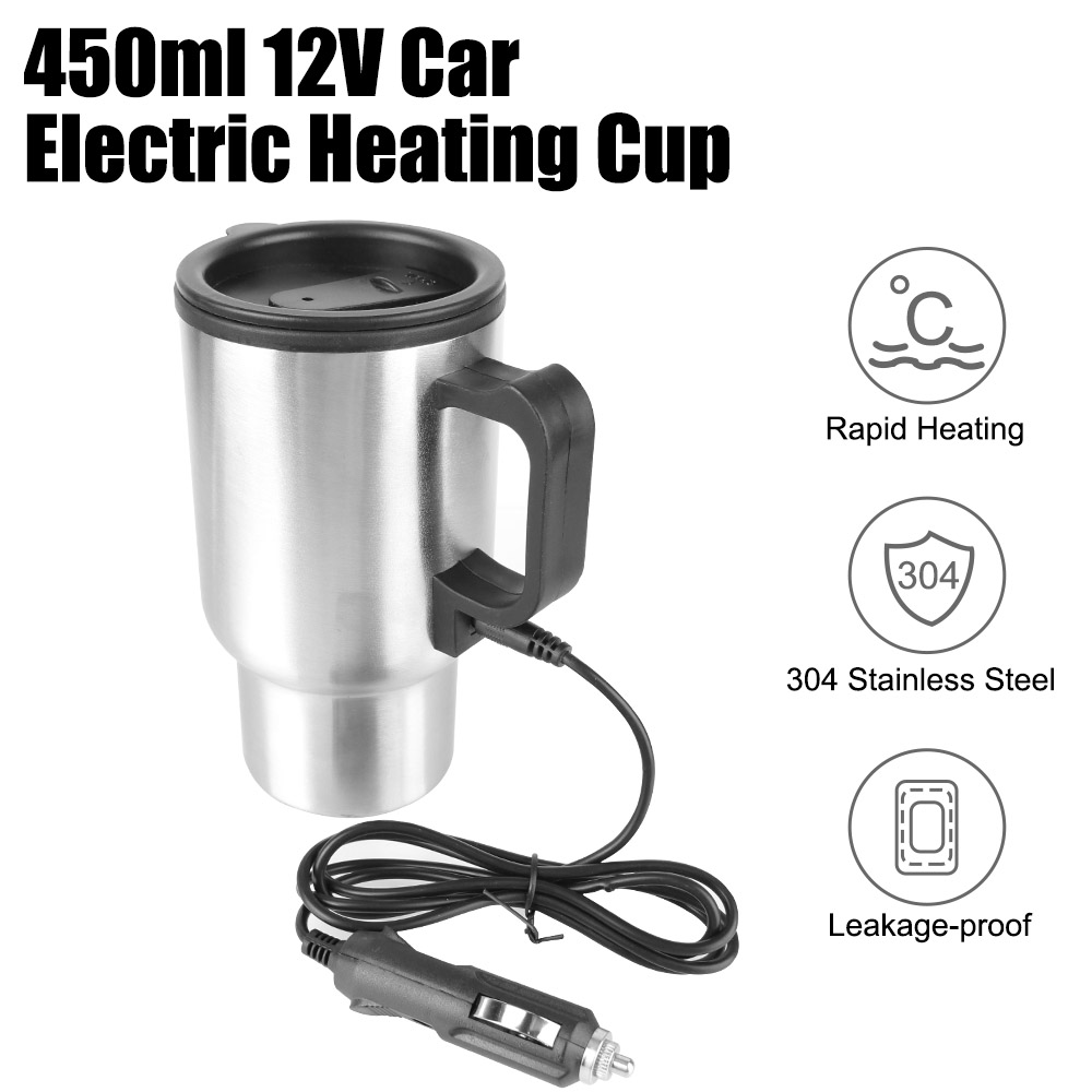 12V 450ml Electric Heating Car - огляд і ціна Camping Cooking Can