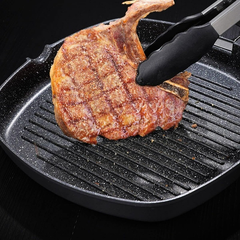 Square Grilling Skillet Steak  - огляд і ціна Skillet Cast Iron Camp