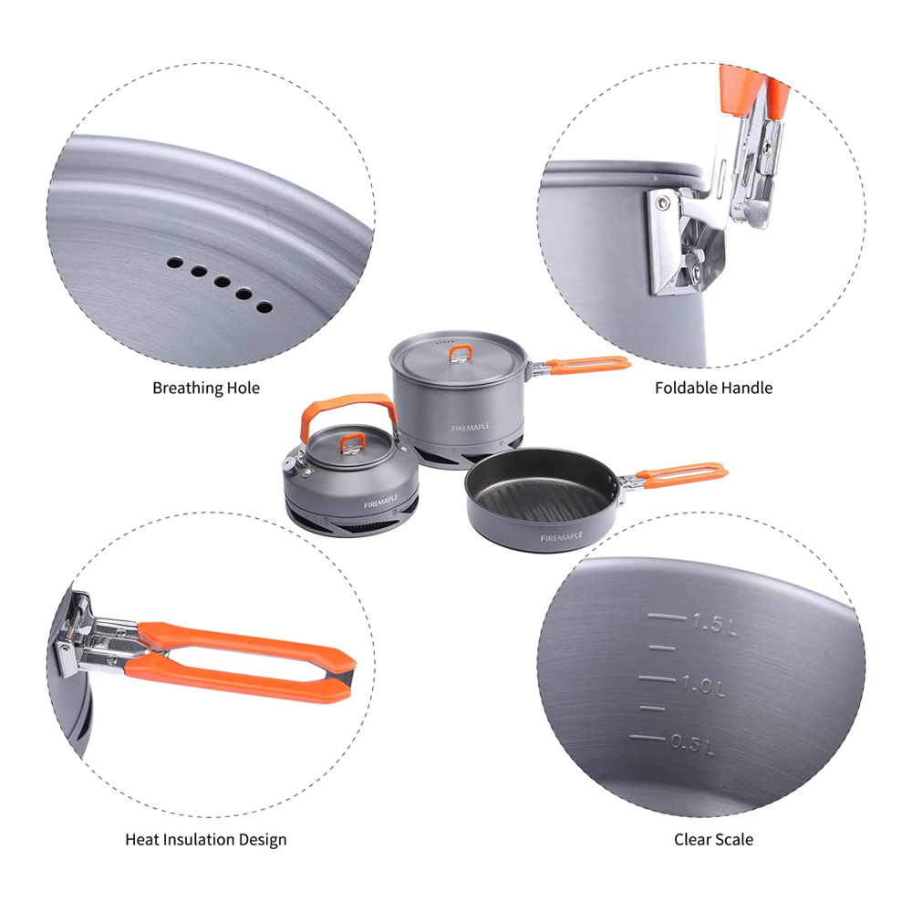 Fire Maple Camping Cookware Ut - огляд і ціна Camping Cooking Rice