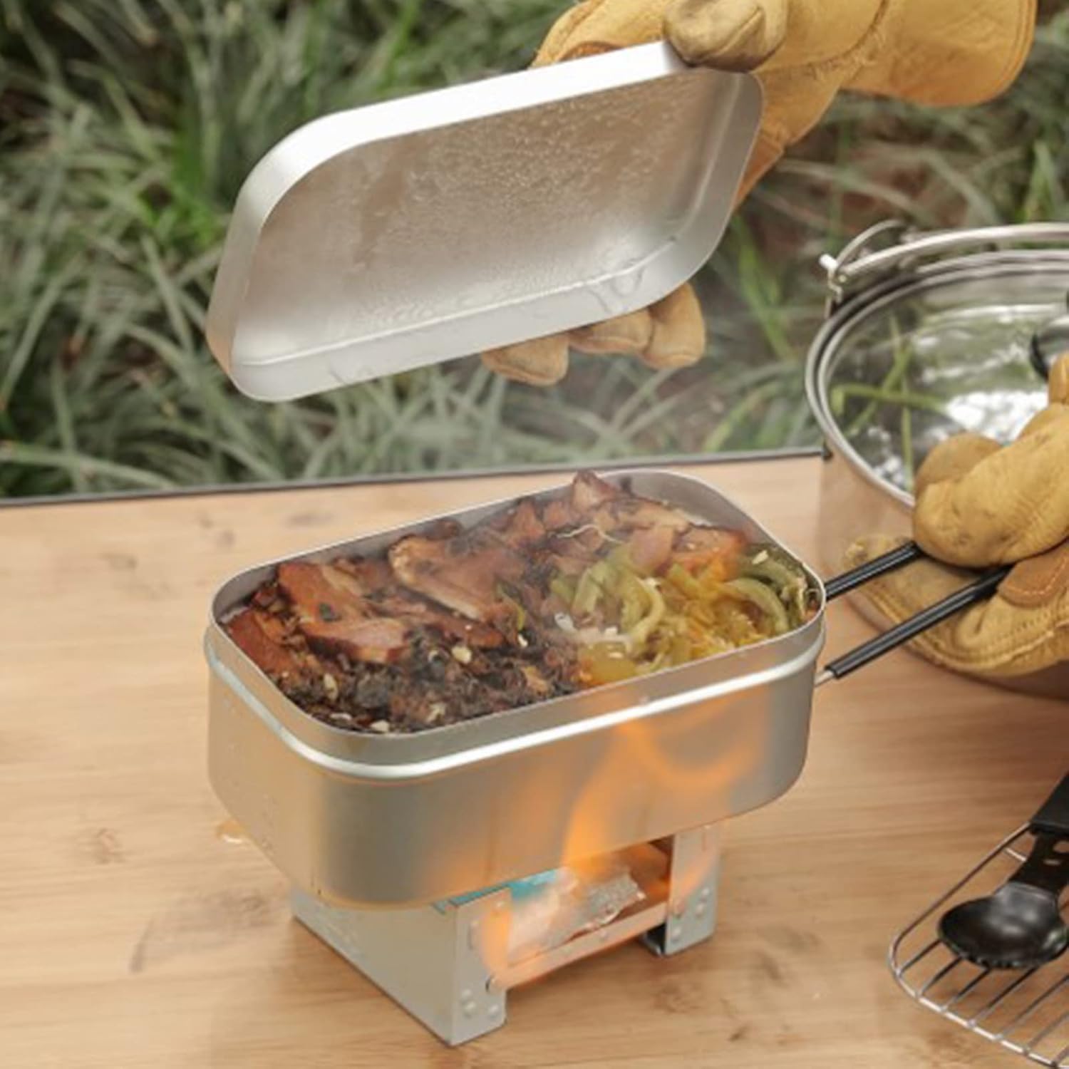 Foldable Bento Box Handle, Lun - огляд і ціна Camping Cooking Pot