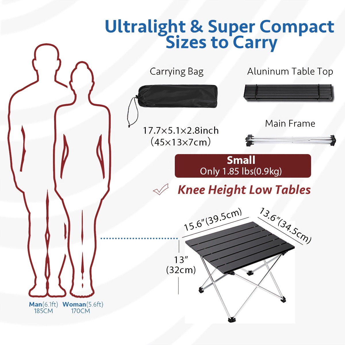Portable Foldable Camping Tabl - огляд і ціна Camping Cooking Lightweight