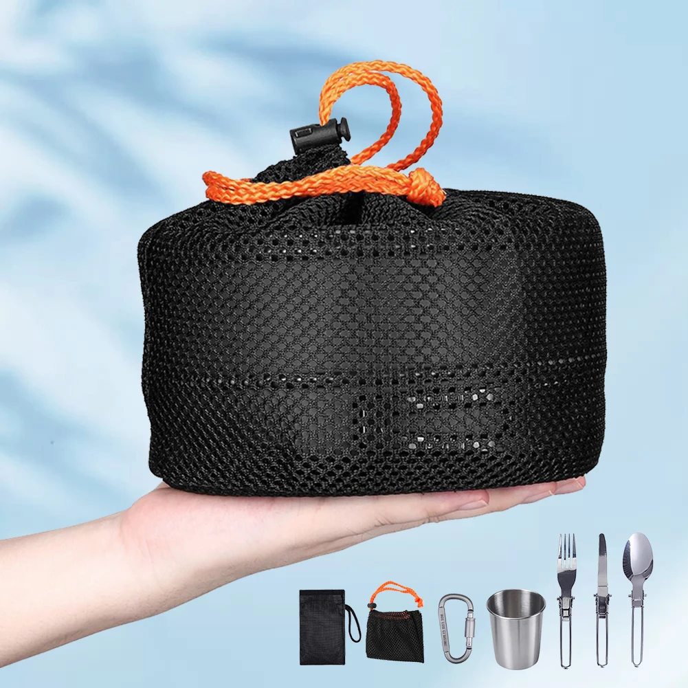Camping Cookware Kit Kettle Po - огляд і ціна Camping Cooking Lightweight