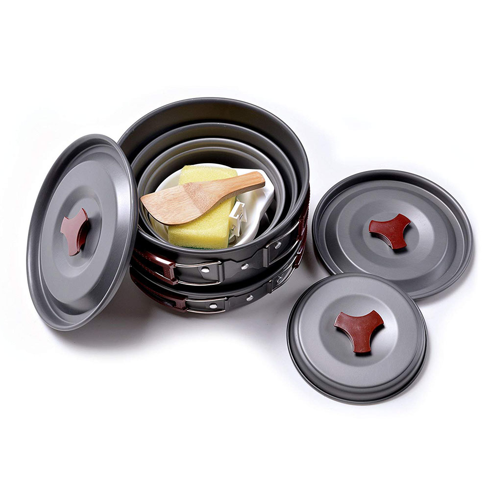 Outdoor Camping Cookware Kit N - огляд і ціна Camping Cooking Rice
