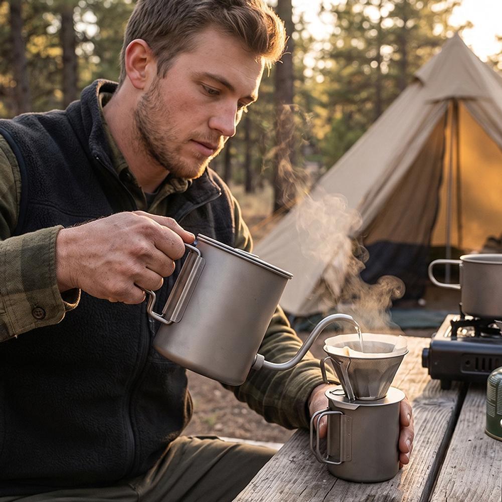 420ml Pure Titanium Camping Co - огляд і ціна Camping Cooking Lightweight