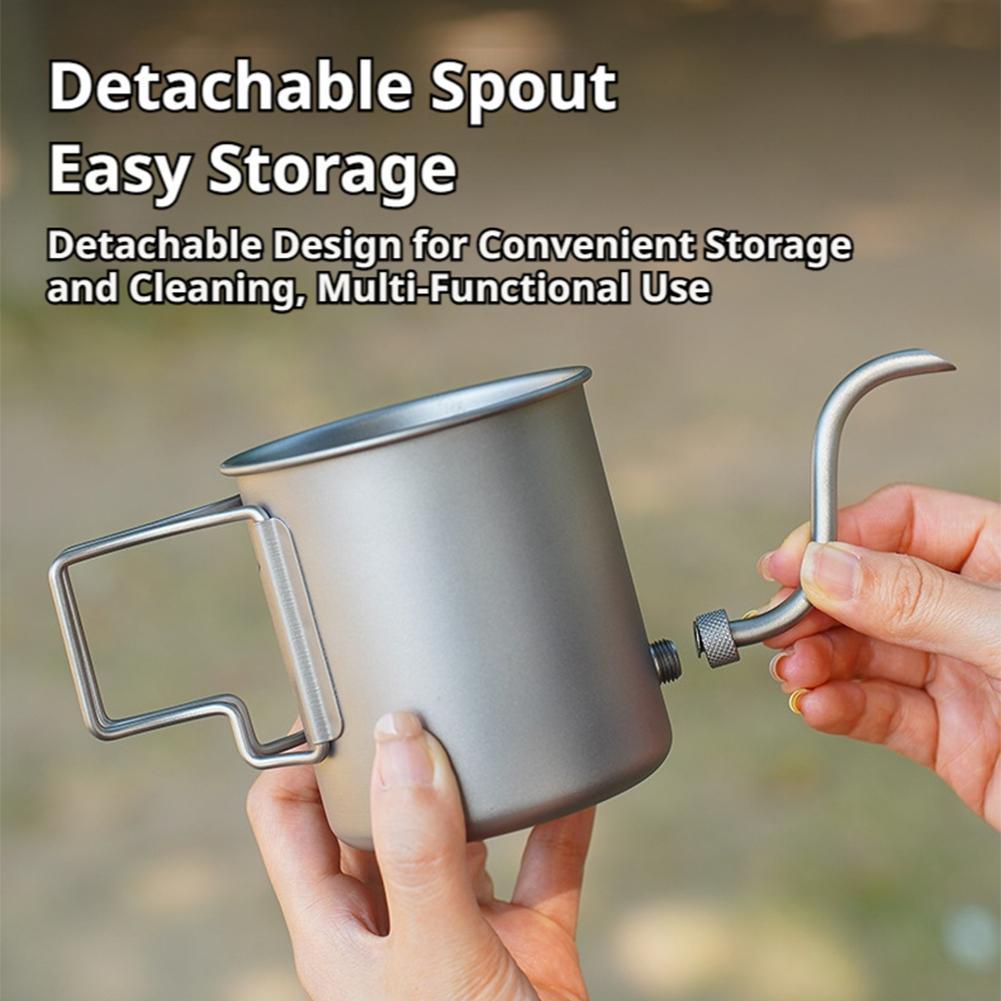 420ml Pure Titanium Camping Co - огляд і ціна Camping Cooking Lightweight