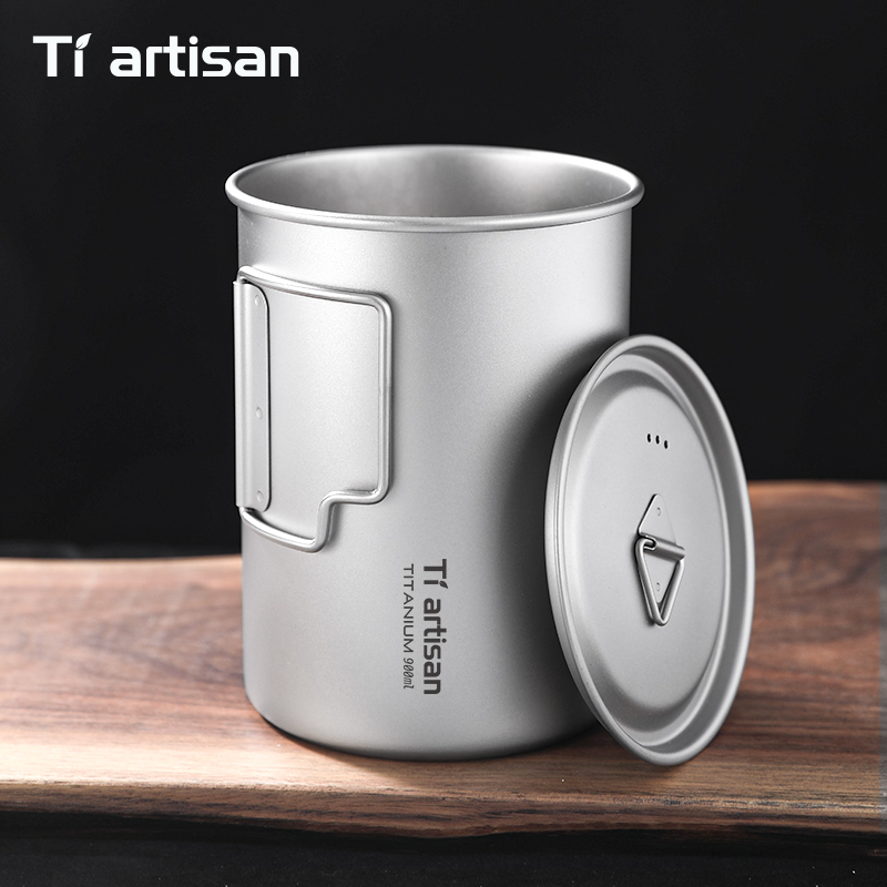 Tiartisan 750ml/ 900ml Titaniu - огляд і ціна Camping Cooking Lightweight