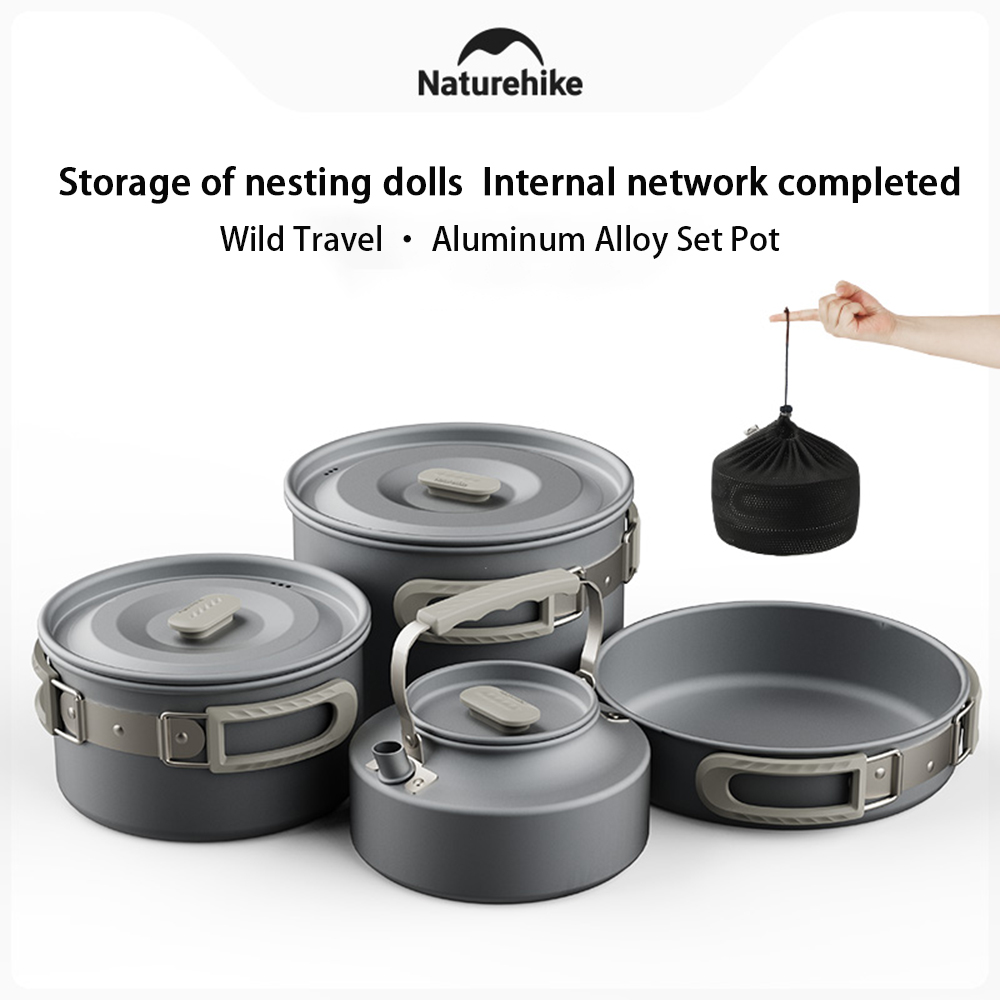 Naturehike Outdoor Pot Set,Cam - огляд і ціна Camping Cooking Lightweight