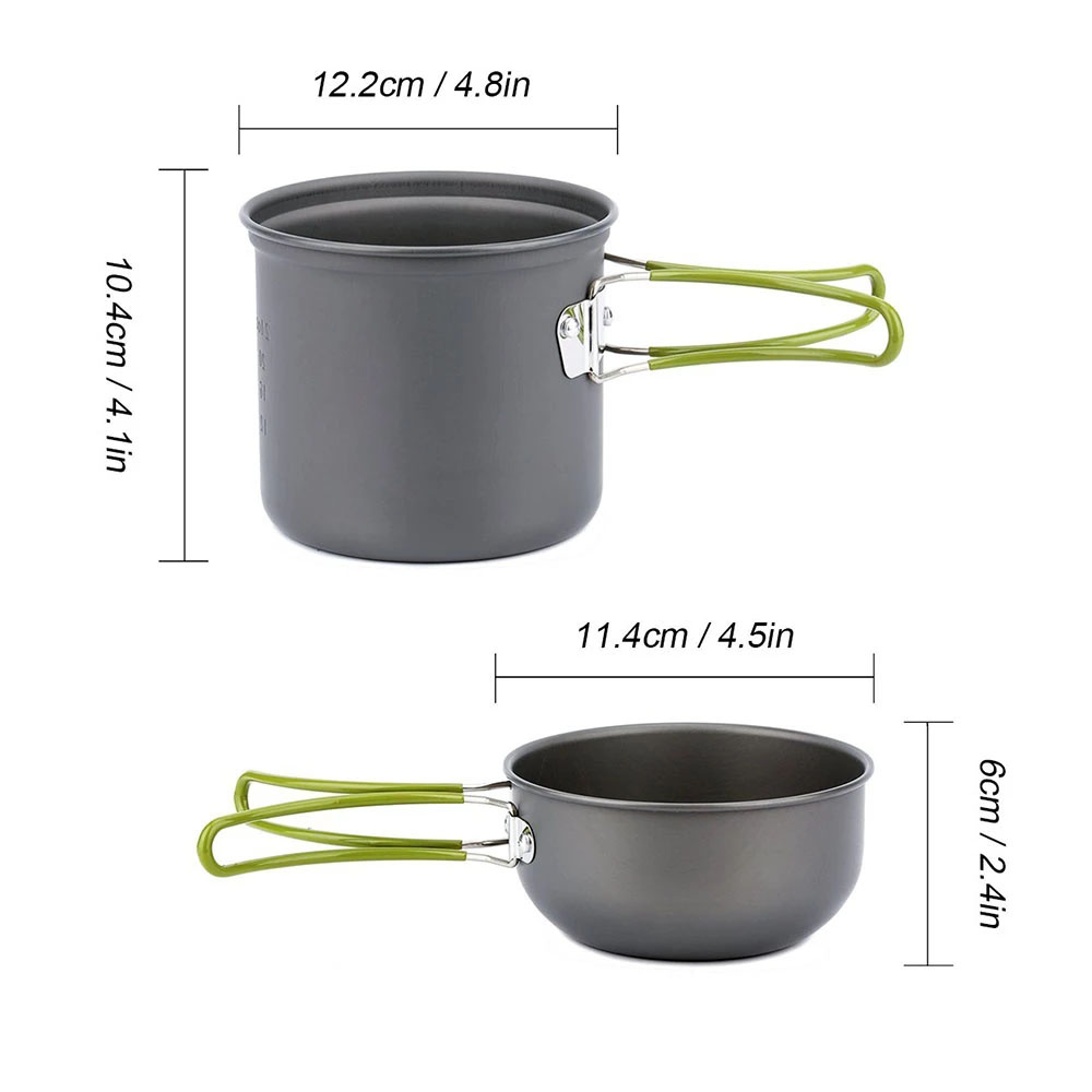Camping Cookware Kit with Stov - огляд і ціна Camping Cooking Rice