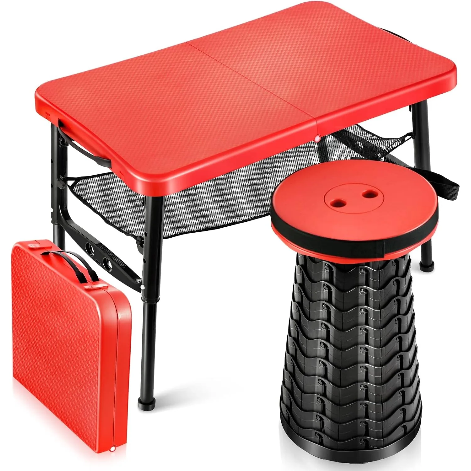 Retractable Folding Table & St - огляд і ціна Camping Cooking Table Foldable