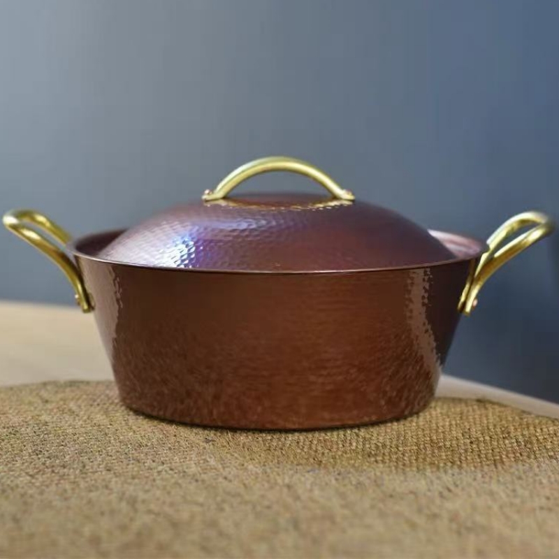 Handcrafted Vintage Copper Pot - огляд і ціна Camping Cooking Pot